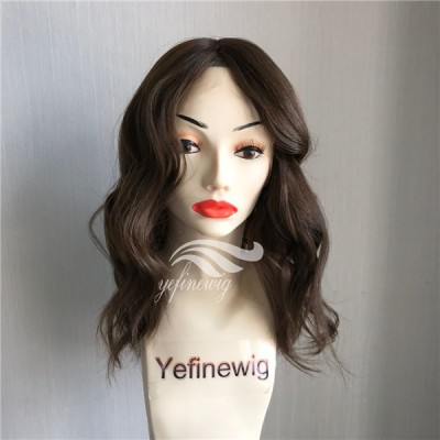 High Quality Vrigin Human Hair Lace Front Wigs Natural Hairline Jewish Wigs