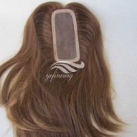 High Quality 100% peruvian frontal closure hair Women Hair Toupees