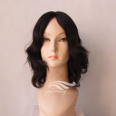 Yefinewig Straight Human Hair Lace front Women Wig