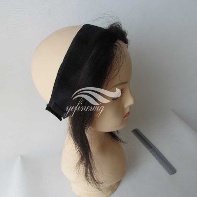 natural hairline lace front wig grip headband in stock