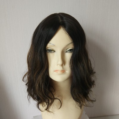 High Quality Brazilian Cuticle Aligned Vrigin Human Hair Lace Front Jewish Wigs